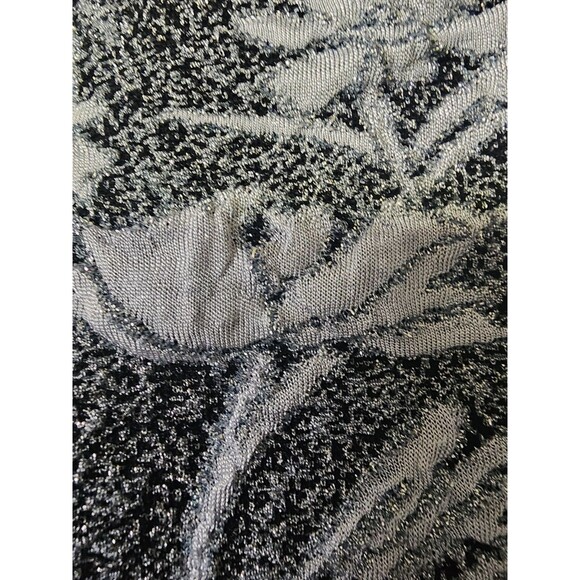 Vintage Metallic Thread Whisper Blouse Womens S Floral Y2K Fashion Made In USA - Picture 8 of 11